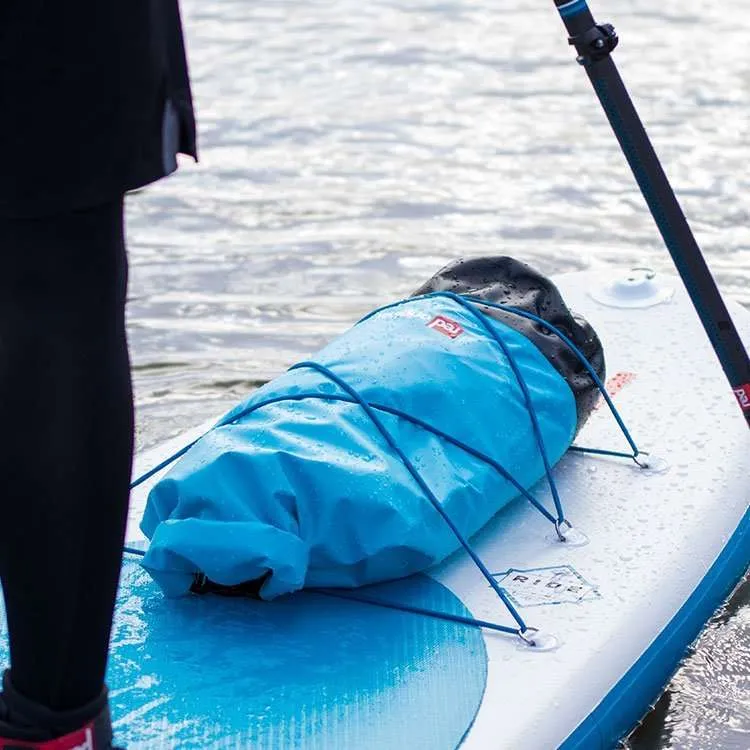 Bungee cord on the nose of a paddle board