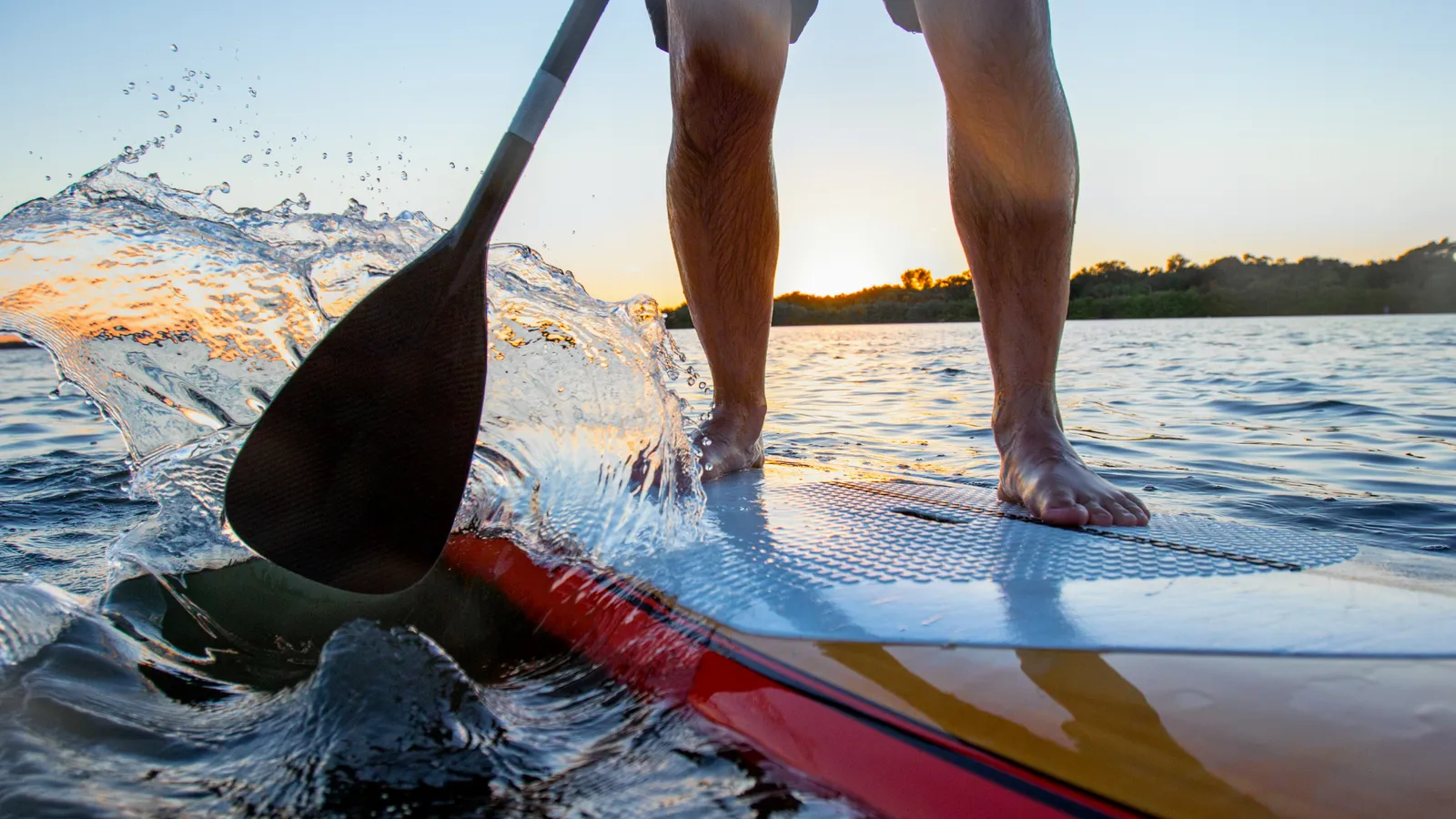 Hard epoxy paddle board
